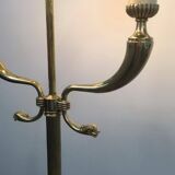 Lampadaire de parquet en laiton Maison Jansen