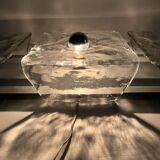 large ceiling lights or Murano glass wall sconces probably by Mazzega