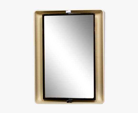 Vintage rectangular Allibert mirror