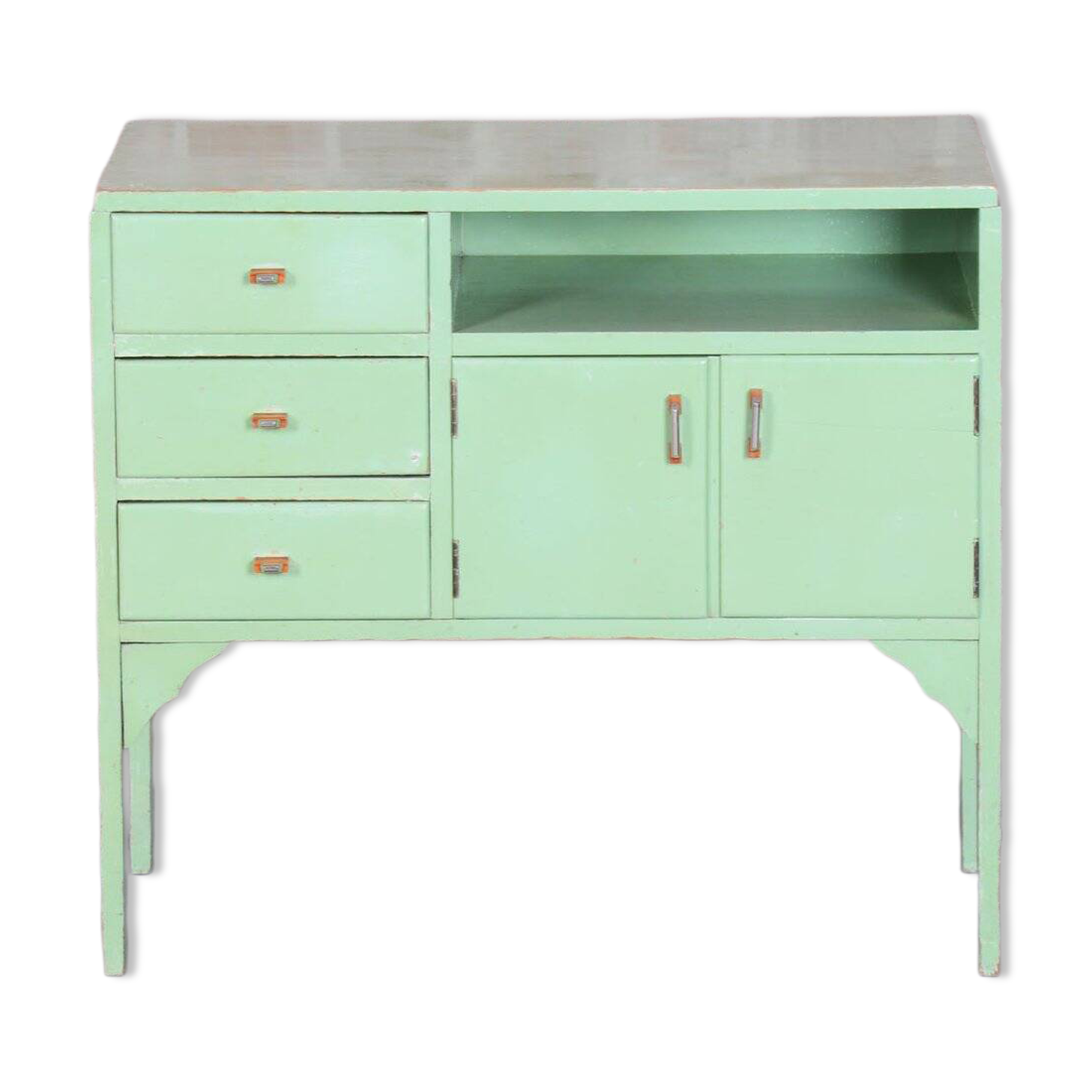 Art Deco Small Cabinet in Spruce, Czech, 1920s