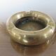 Round brass ashtray 60s 70s