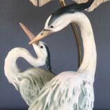 Herons lamp, capodimonte G.Armani 1960/70