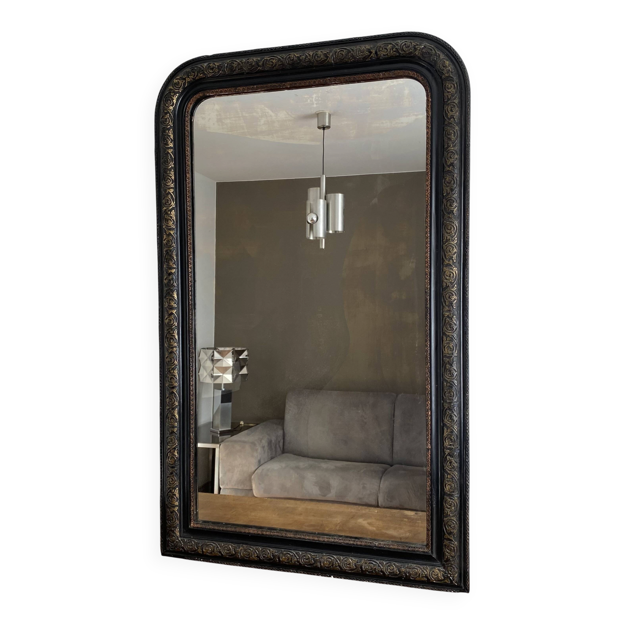 Louis Philippe mirror from the late 19th century. 140x85.