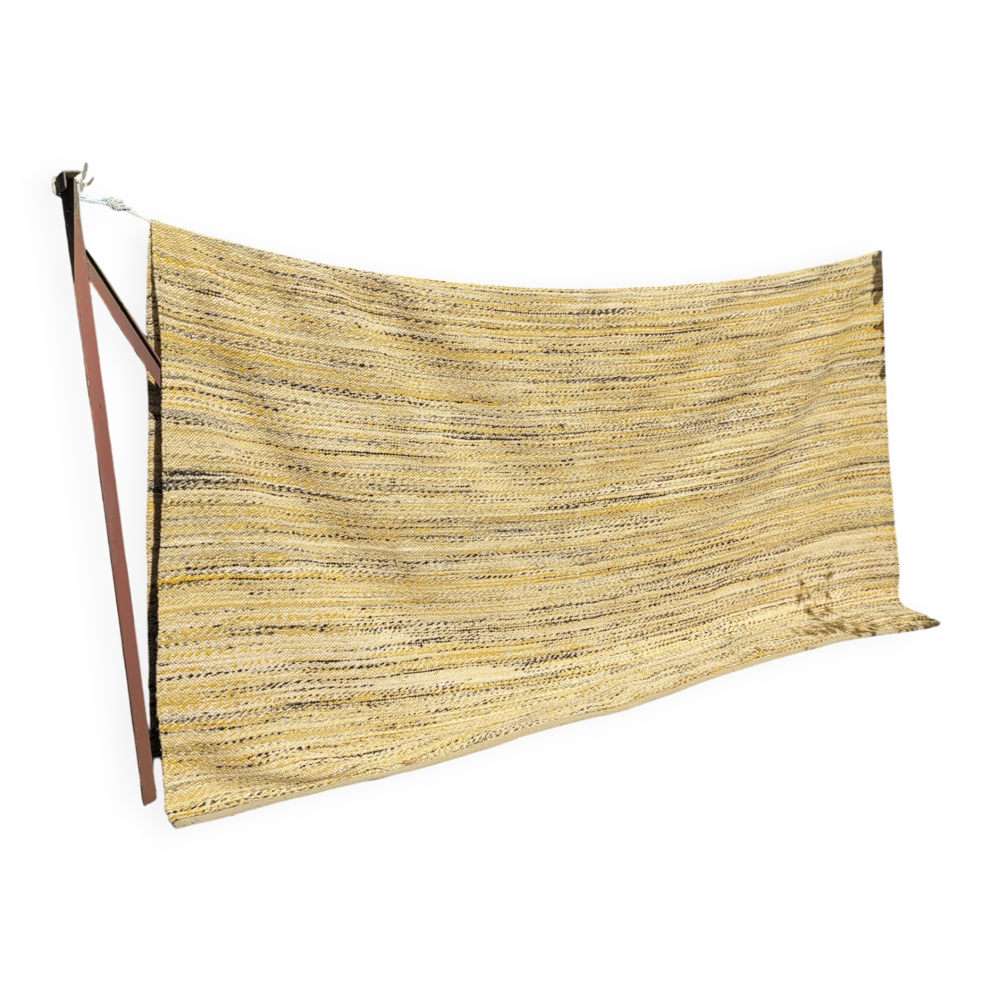 Vintage woven wool rug