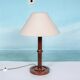 Lampe de table vintage en bois des années 60