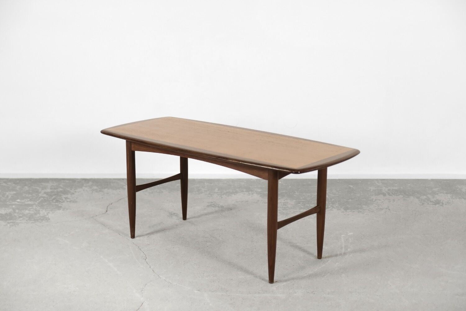 Mid-Century Modern Swedish Teak Coffee Table from HMB Möbler Rörvik, 1950s