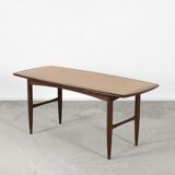 Mid-Century Modern Swedish Teak Coffee Table from HMB Möbler Rörvik, 1950s