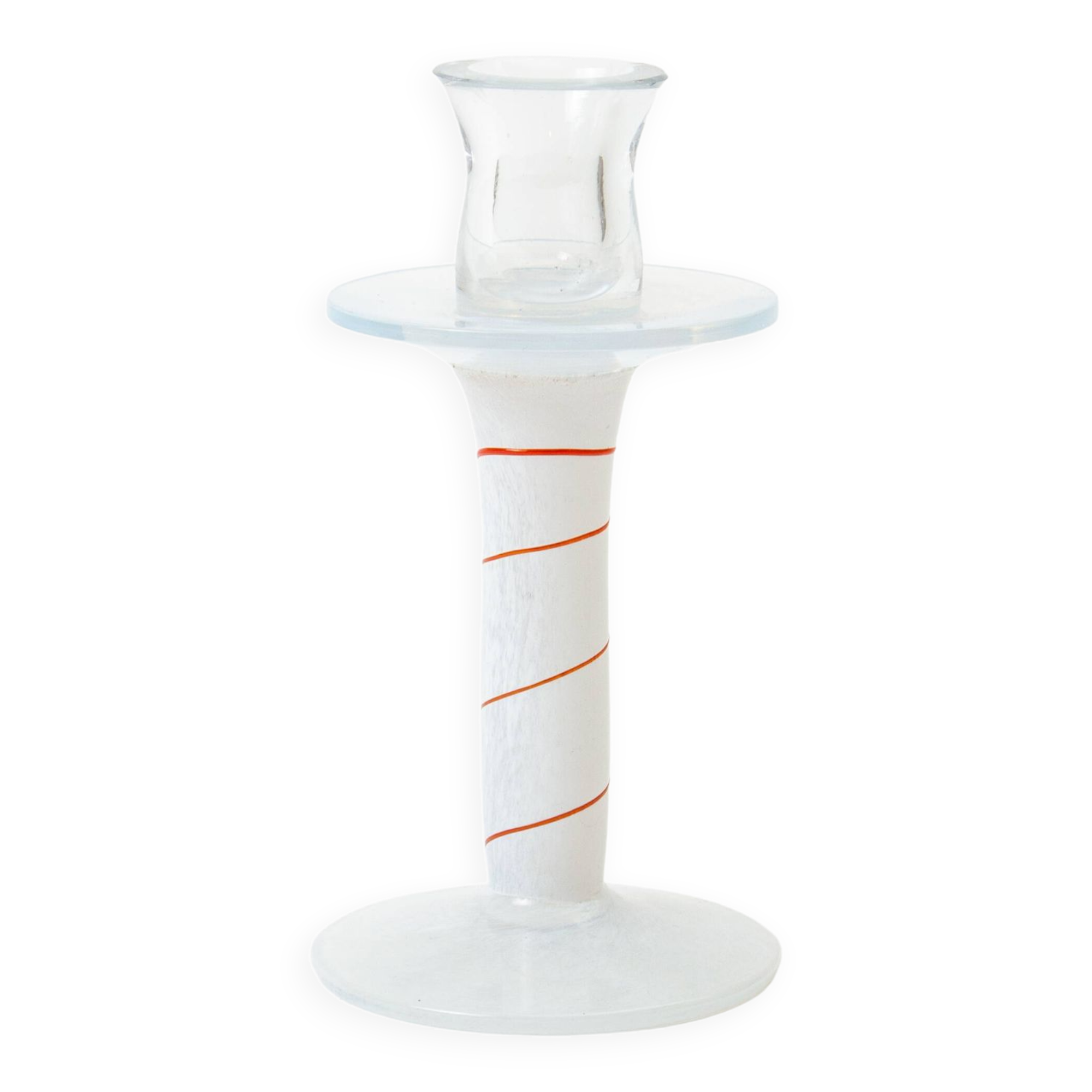 Blown glass candle holder – Sweden