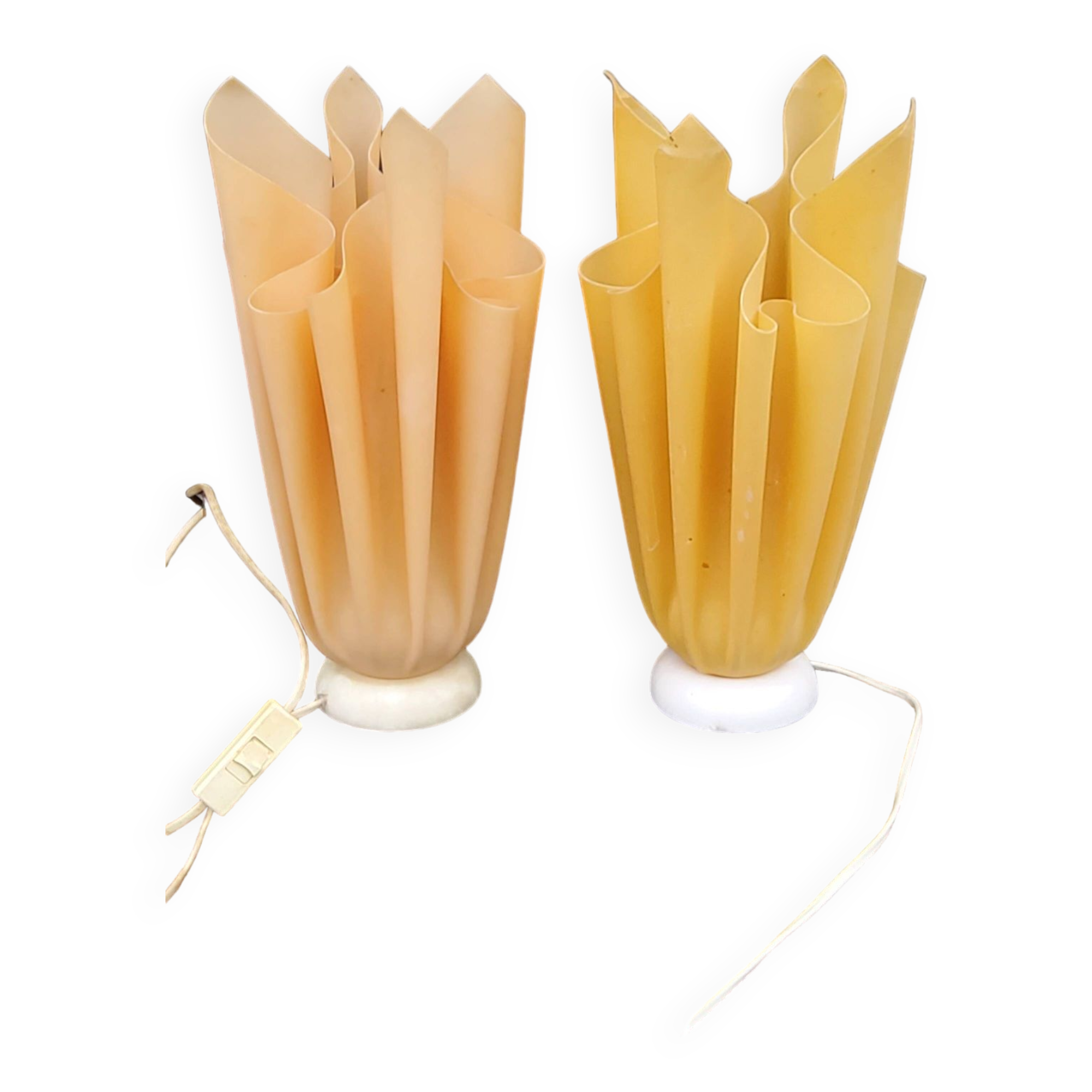 Pair of Ophelie designer lamps by Georgia Jacob