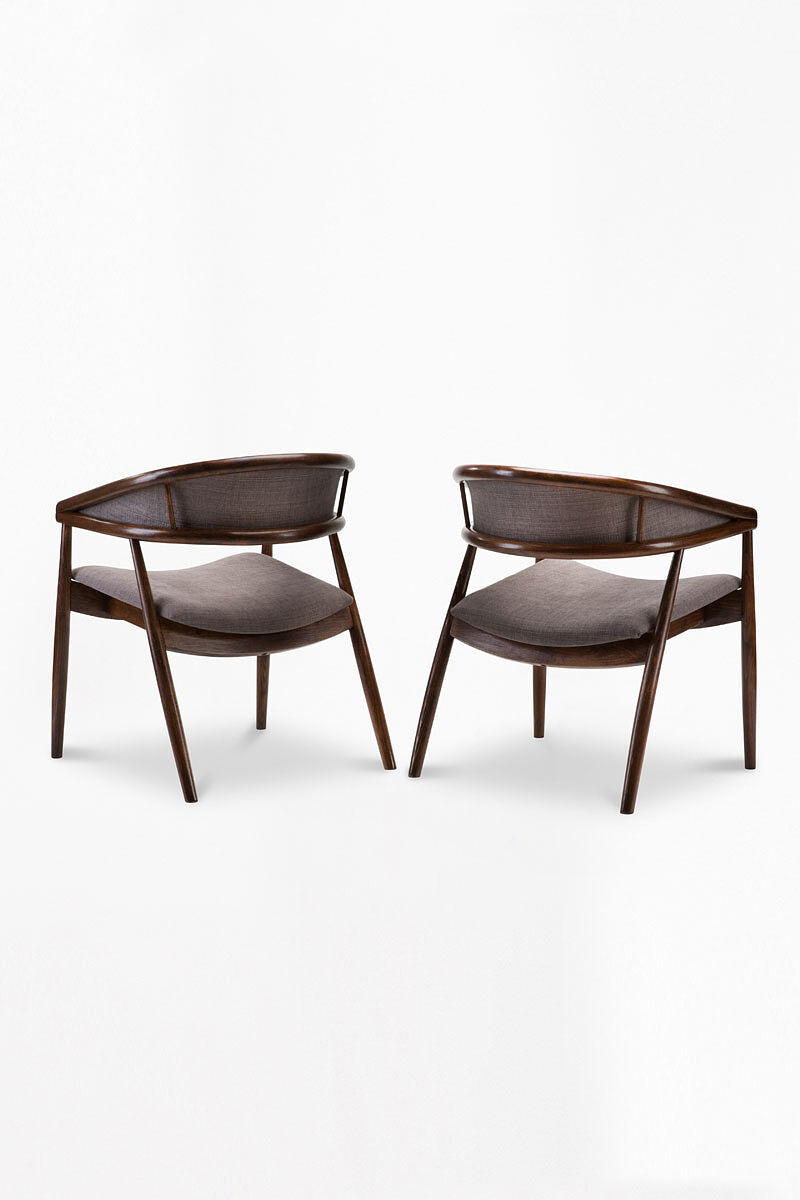 Pair of type B-3300 armchairs