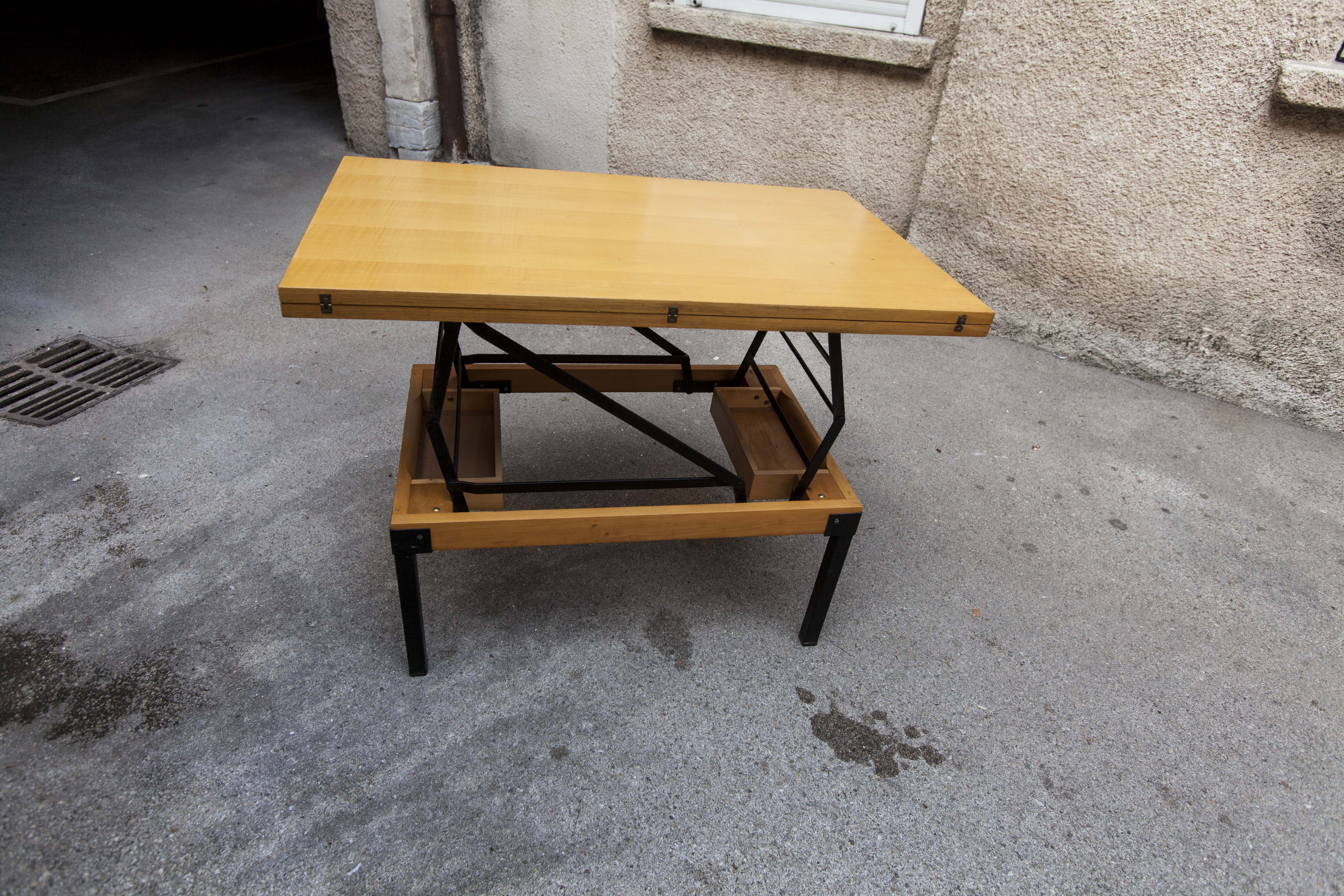 Table convertible high low 60's