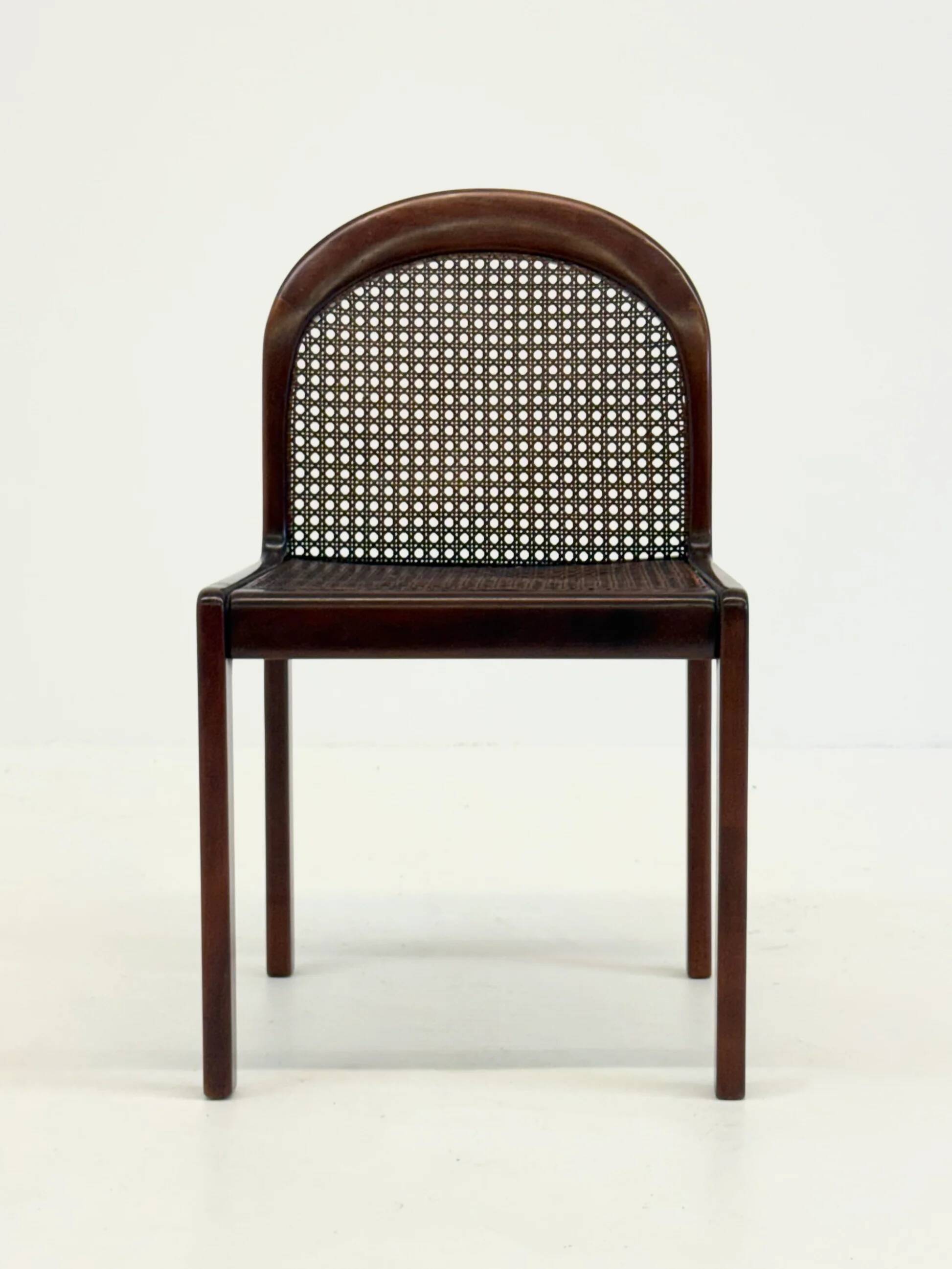 Set of four Mid-Century dining chairs by Lübke