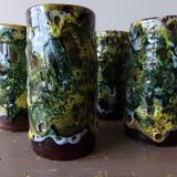 6 ceramic glasses from Toledo