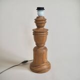 Blond wood lamp