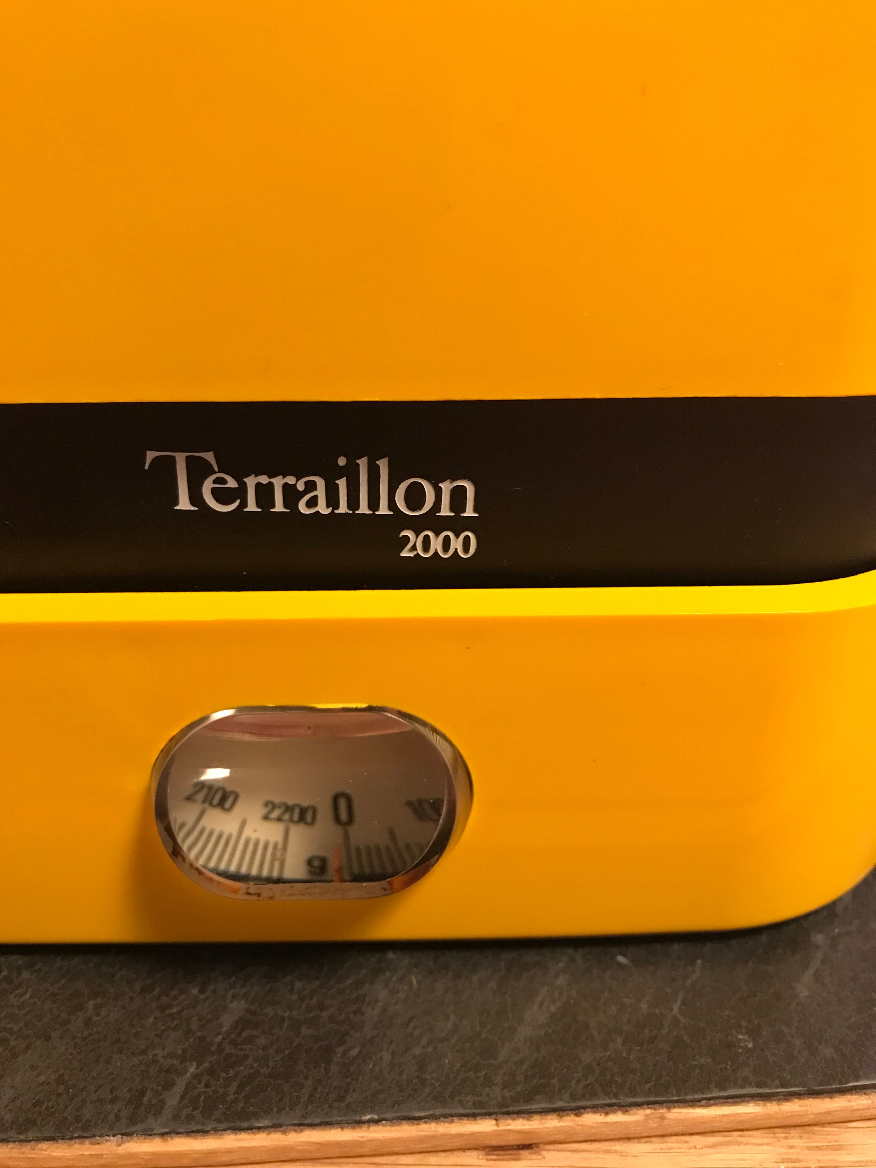 Balance Terraillon 2000 yellow orange