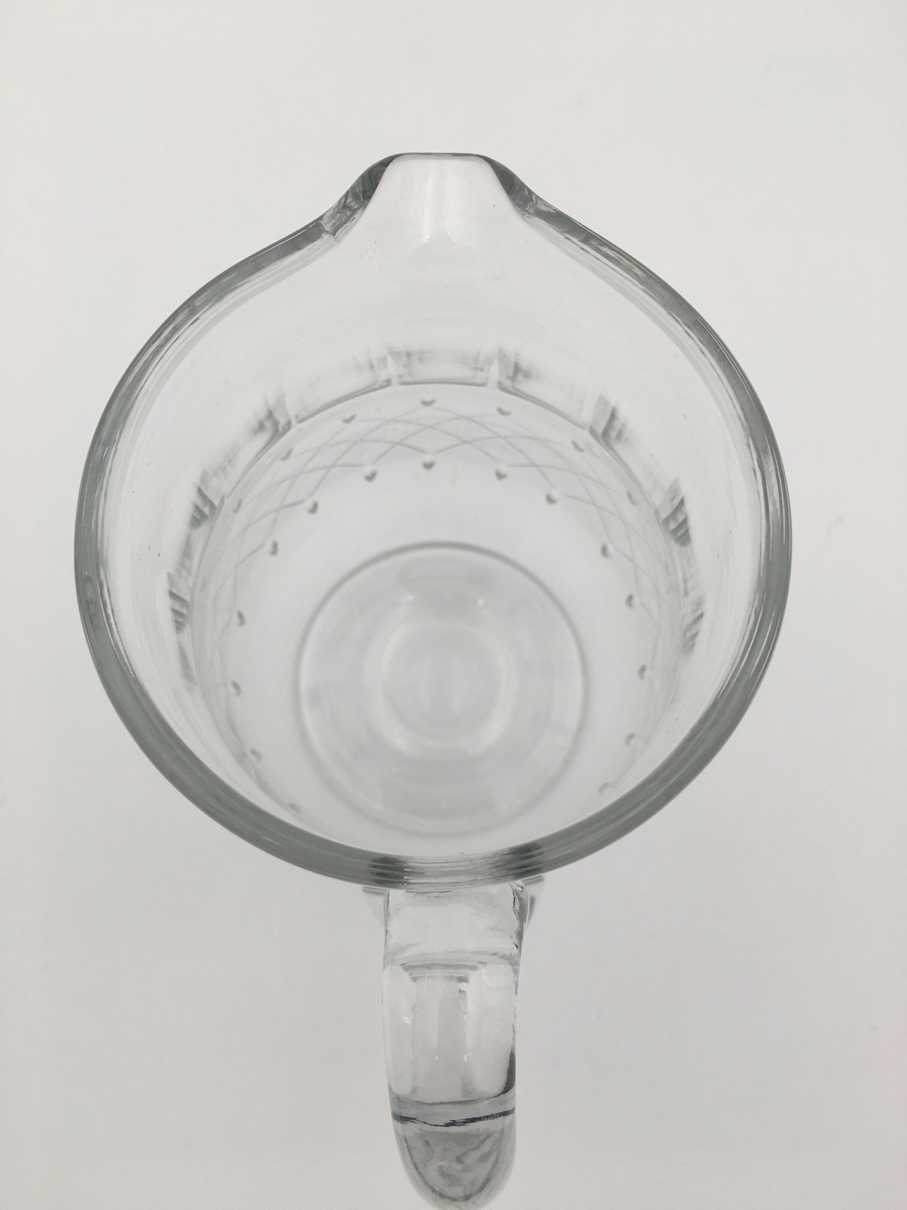 Pitcher in cut or crystal 1960