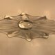 Large vintage crystal centrepiece bowl