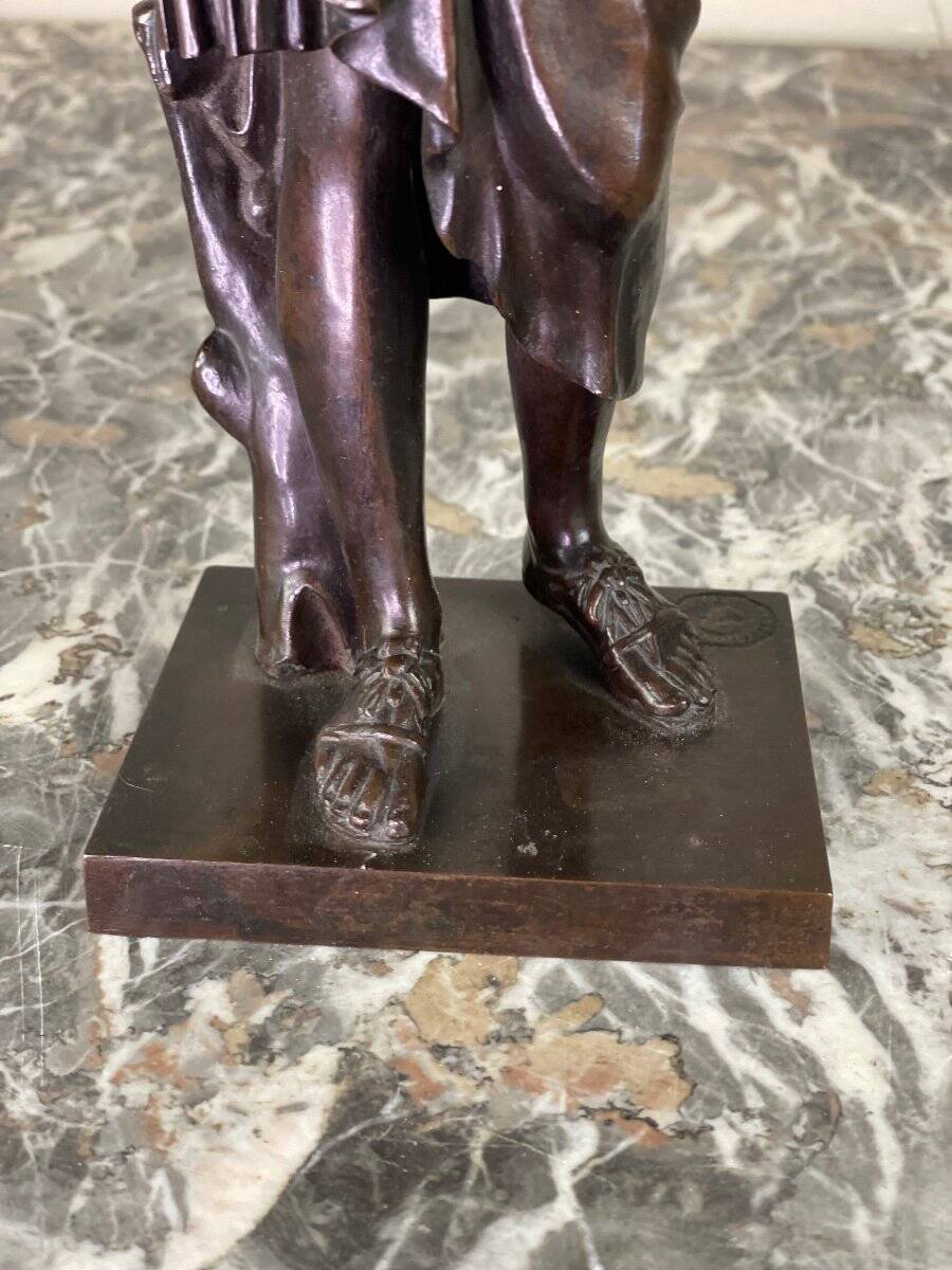 Diane de Gabies, bronze after the antique in marble