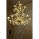 Modern Champagne Venetian “Curls” Murano Glass Chandelier