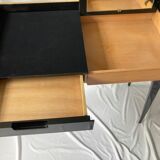 Vintage wooden table mirror circa 1960