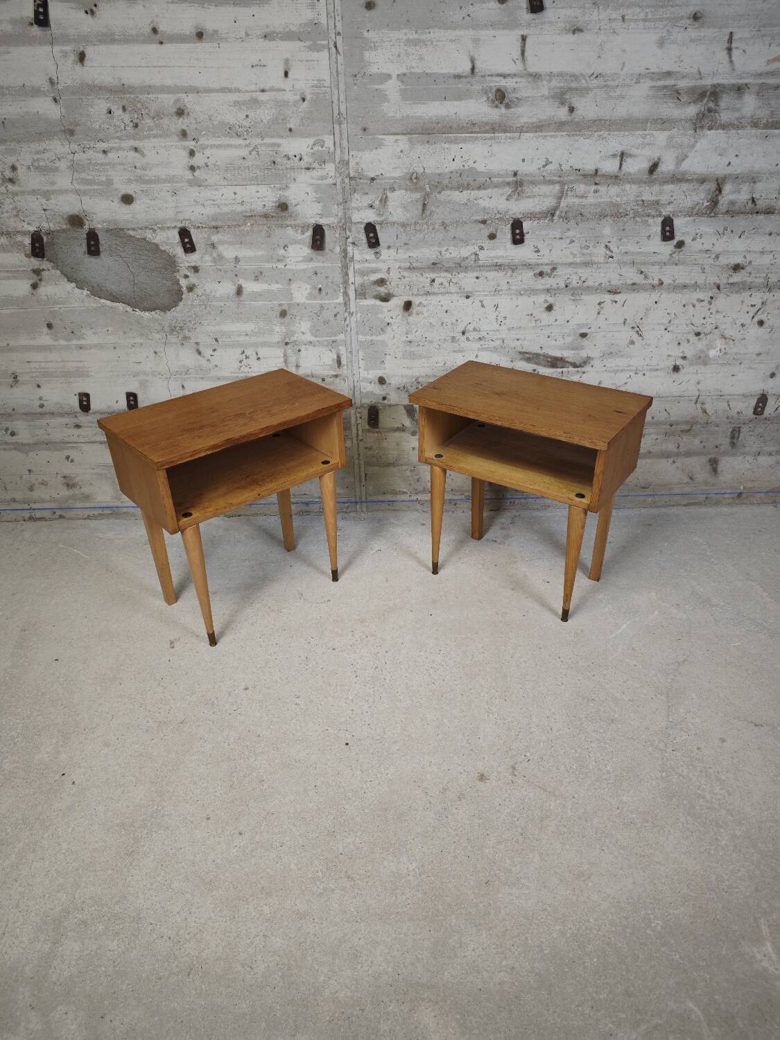 Paire de chevet vintage