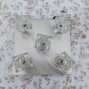 Vintage Aluminum and Glass Pendant Lamp