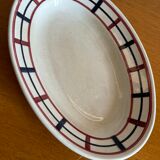 Set of 7 ceramic dishes hbcm béarn france