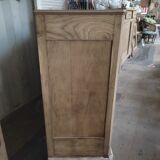 Meuble buffet vitrine bois massif porte vitré Aéro-gommé dp 0922142