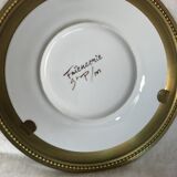 Fine porcelain floral plate
