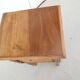 Antique bedside table, made of solid walnut.
