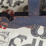 Antique folding oriental chair with mother-of-pearl inlays