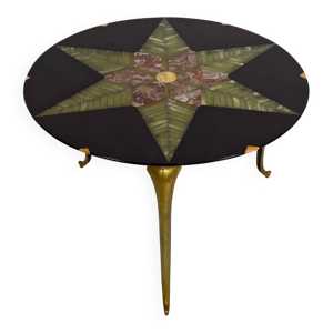 Exceptionnelle table - marqueterie