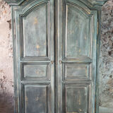 Wardrobe wardrobe de tonges shabby chic patinated