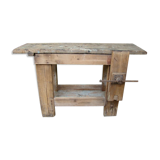 Carpenter old oak workbench