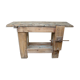 Carpenter old oak workbench