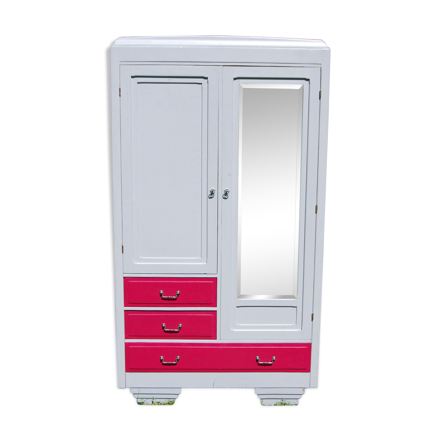 Wardrobe with drawers. 208x116x55cm