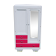 Wardrobe with drawers. 208x116x55cm
