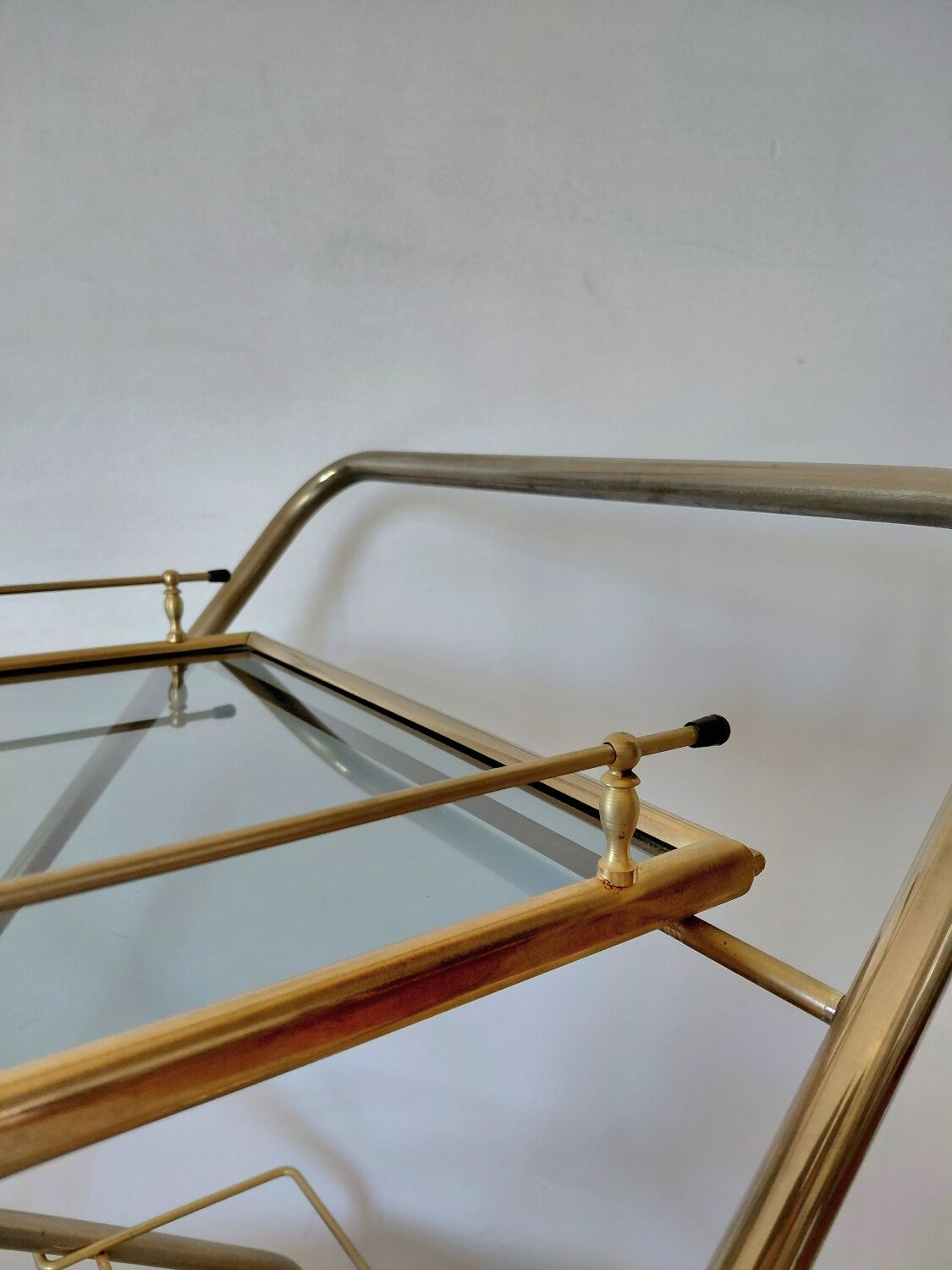 Desserte de bar pliante "Hollywood Regency"-Design Italien