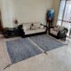 Berber carpet blue Zanafi style 186x316 cm