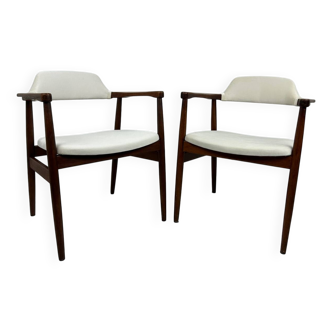 Suite de 2 chaises vintage danoises Glostrup