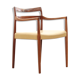 Fauteuil scandinave en palissandre de Rio
