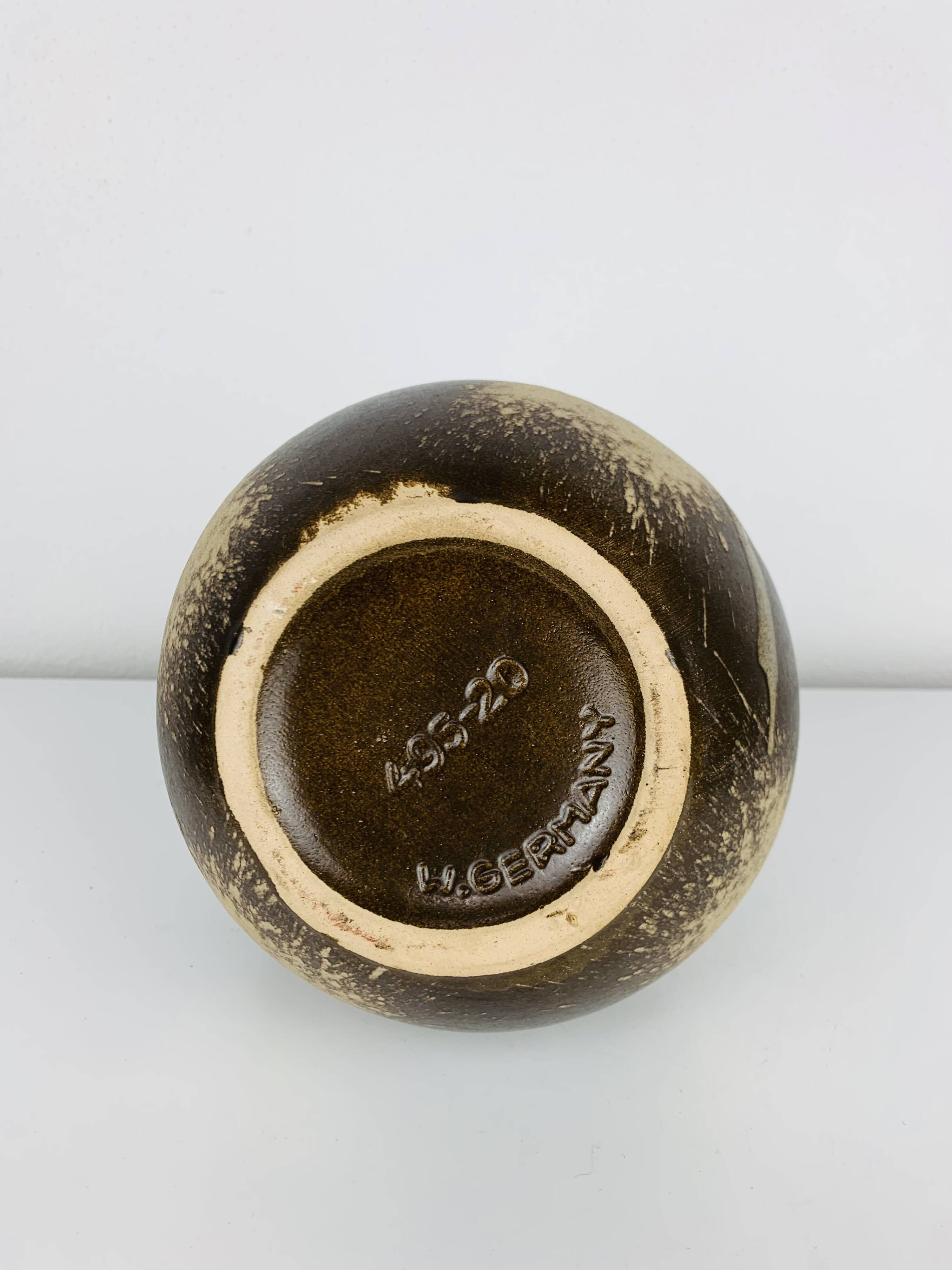 Ceramic ball vase, West Germany, 1960s