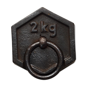 Poids de 2 kg ancien