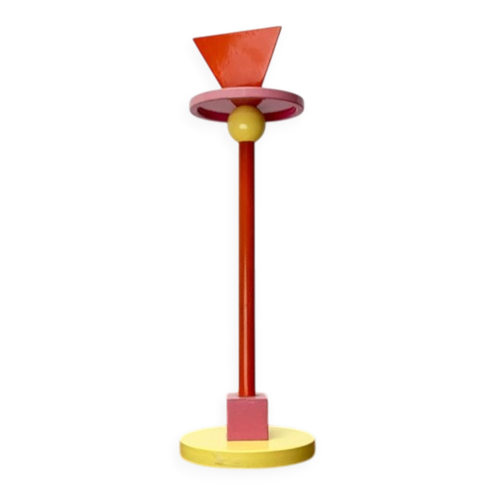 Chandelier vintage postmoderne Konfetti en métal et bois par Anna Efverlund pour Ikea, années 1980