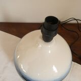 Blue spherical ceramic lamp bases