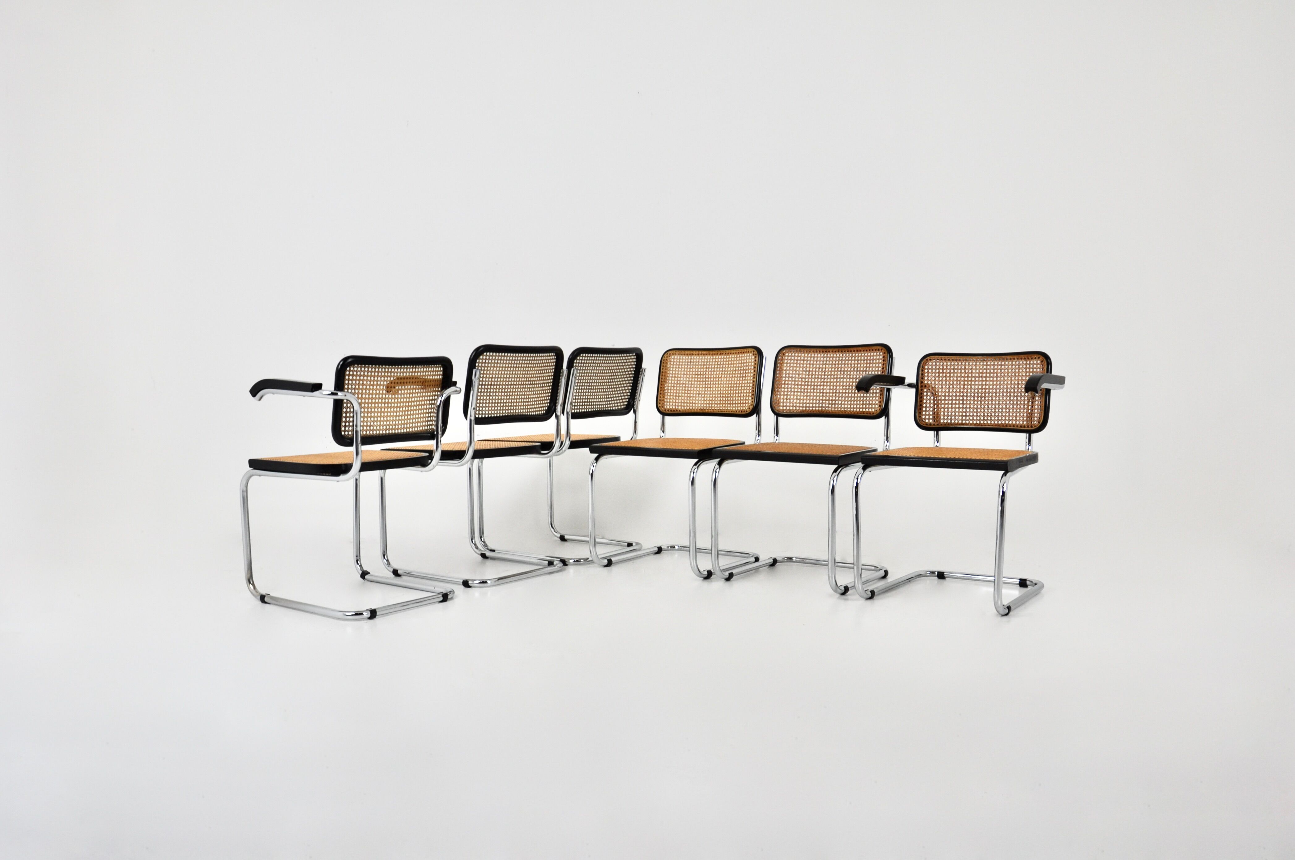 Chaises de salle à manger Style B32 par Marcel Breuer