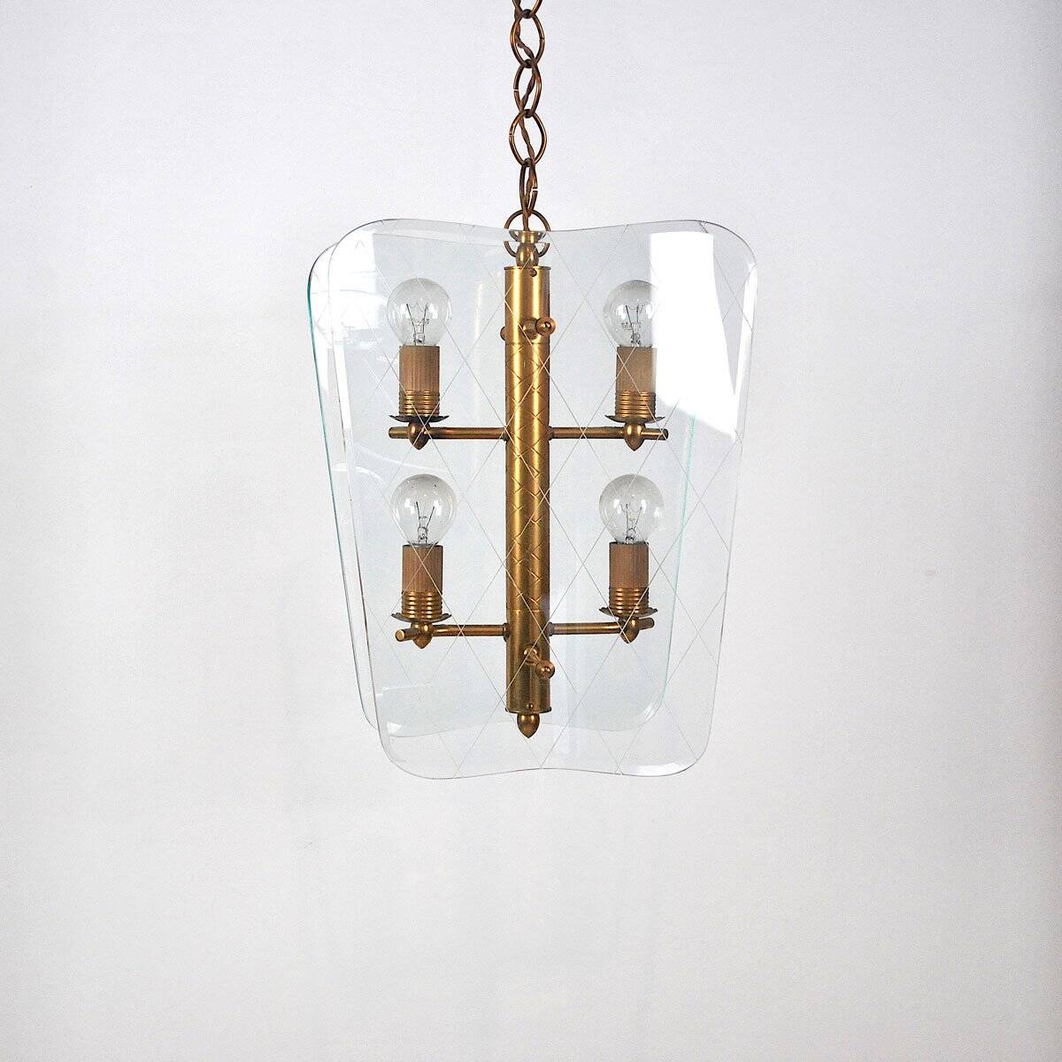 Vintage ceiling lamp, 1940s