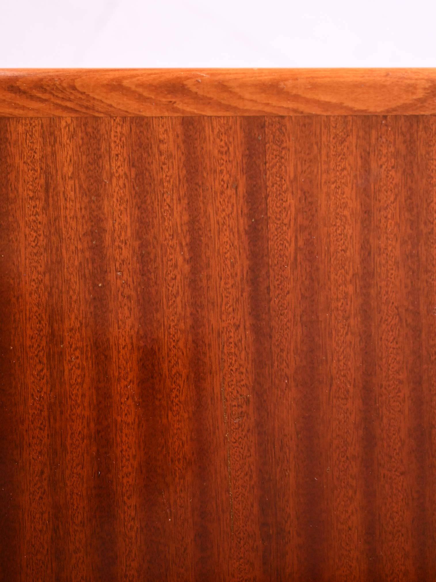 Scandinavian bookcase with writing desk