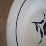 5 assiettes Agnes B bleues