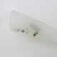 Very large handcrafted frosted glass wall sconce. Ice, Iceberg